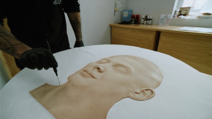 Pieza de practica preparada para fotografiar y conseguir tus primeros clientes como tatuador