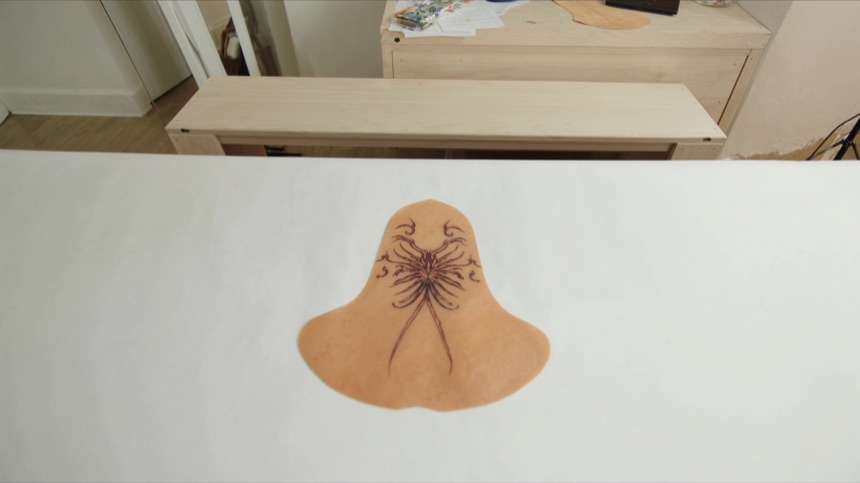 Montaje de foto cuidado para trabajar las redes sociales para tatuadores